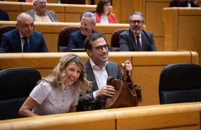 ep la ministra de trabajo y economia social yolanda diaz y el vicepresidente primero y ministro de