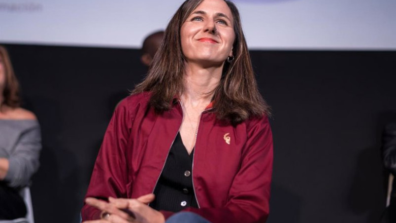 La portavoz de Podemos en el Congreso, Ione Belarra, durante una intervención en la Universidad de Otoño de Podemos en el Palacio de la Prensa de Callao, a 19 de octubre de 2025, en Madrid (España). | Diego Radamés - Europa Press ep la portavoz de podemos en el congreso ione belarra durante una intervencion en la universidad de
