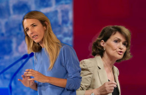 ep la portavoz del pp en el congreso de los diputados cayetana alvarez de toledo y la vicepresidenta