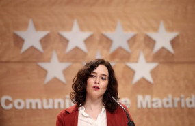 ep la presidenta de la comunidad de madrid isabel diaz ayuso interviene para informar a los medios