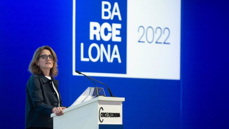 ep la vicepresidenta del gobierno responsable de transicion ecologica teresa ribera interviene