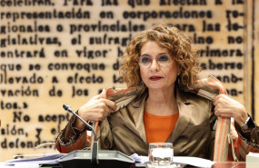 ep la vicepresidenta primera y ministra de hacienda maria jesus montero cuadrado comparece ante la