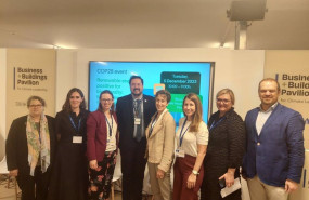 ep los participantes de la jornada renovables y biodiversidad en la cop28