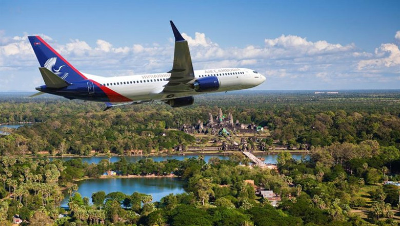 New Boeing customer, Air Cambodia, orders up to 20 737 MAX jets that will fly in the airline’s new livery. | HAND-OUT ep new boeing customer air cambodia orders up to 20 737 max jets that will fly in the airlines new