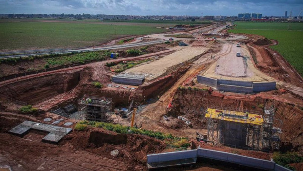 ep obras de lantania en el ramal tecnico de la linea 3 del metro de sevilla