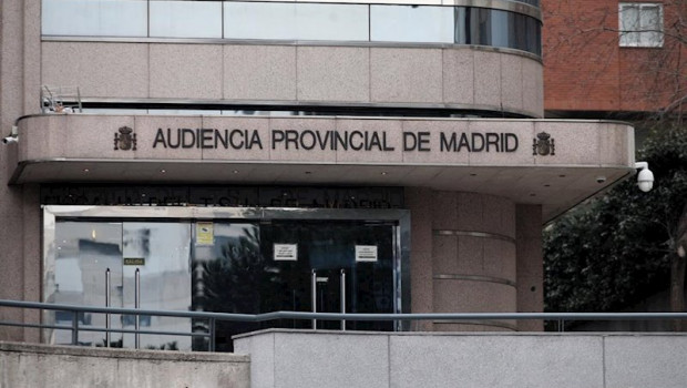 ep puerta principal de la audiencia provincial de madird a 14 de febrero de 2020