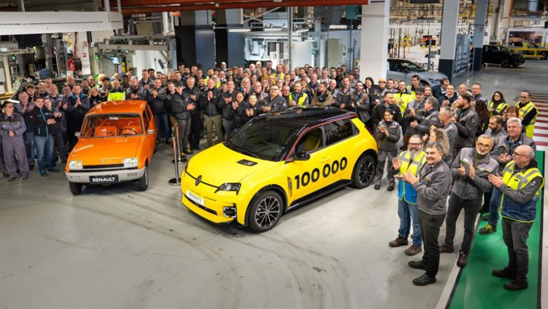 ep renault alcanza la unidad 100000 del r5 e tech en la planta de douai en solamente 15 meses