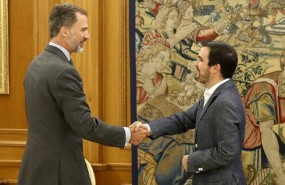 ep rey felipe vi recibecoordinador federaliu alberto garzon