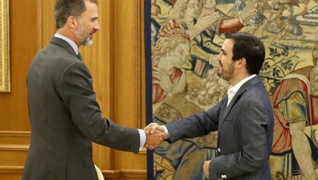 ep rey felipe vi recibecoordinador federaliu alberto garzon