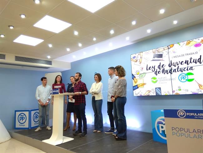 Rueda Ley de Juventud de Andalucía PP Málaga | NNGG ANDALUCÍA ep rueda leyjuventudandalucia pp malaga
