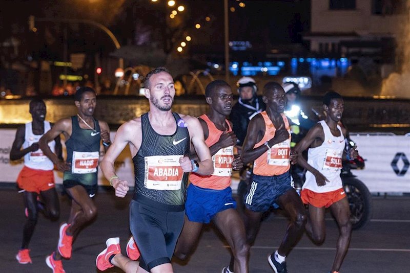 ep toni abadia durante la san silvestre vallecana 2018