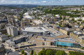ep vista desde arriba del centro comercial the broadway bradford reino unido ep vista desde arriba del centro comercial the broadway bradford reino unido