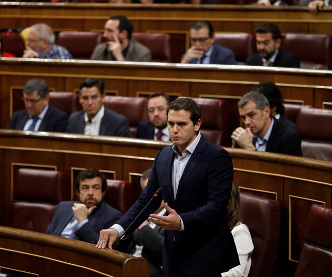 Albert Rivera y diputados de Ciudadanos | EUROPA PRESS ep albert riveradiputadosciudadanos 20170830141505