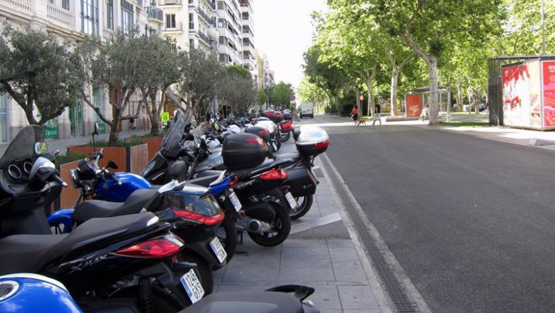 ep archivo   aparcamiento para motocicletas motos