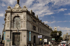 ep archivo   fachada del edificio del banco de espana en madrid