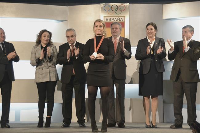 El Cómite Olímpico Español (COE) le concede la medalla de plata a Lydia Valentin | EUROPA PRESS ep comite olimpico espanol coe le concedemedallaplatalydia valentin