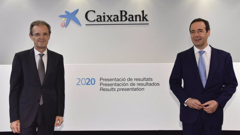 De izquiera a derecha, el presidente de CaixaBank, Jordi Gual, y el CEO, Gonzalo Gortázar | CAIXABANK ep de izquiera a derecha el presidente de caixabank jordi gual y el ceo gonzalo gortazar