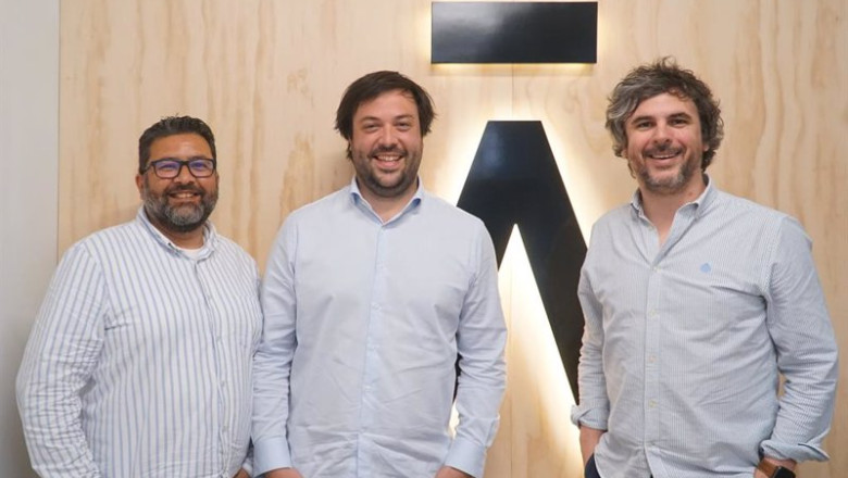 ep el ceo de aticco gabriel espin el cso franz palleres y el cfo juan carlos morales