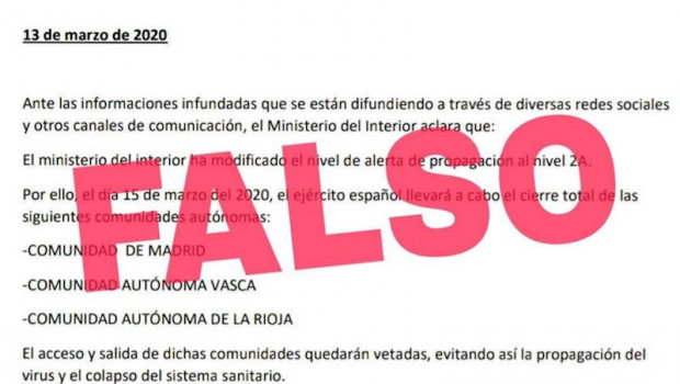 ep el gobierno desmiente un bulo sobre el cierre de madrid la rioja y el pais vasco