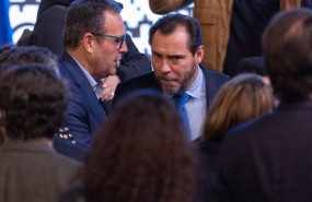 ep el ministro de transporte y movilidad sostenible oscar puente c durante el acto hispania 2040