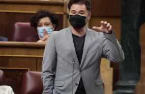 ep el portavoz de erc en el congreso gabriel rufian interviene en una sesion de control al gobierno