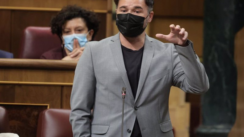 El portavoz de ERC en el Congreso, Gabriel Rufián, interviene en una sesión de control al Gobierno en el Congreso | Eduardo Parra - Europa Press ep el portavoz de erc en el congreso gabriel rufian interviene en una sesion de control al gobierno