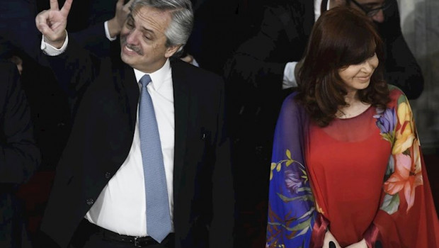 ep el presidente de argentina alberto fernandez y la vicepresidenta del pais cristina kirchner
