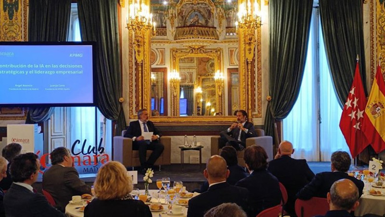 El presidente de la Cámara de Comercio de Madrid, Ángel Asensio, y el presidente de KPMG en España, Juan José Cano | CÁMARA DE COMERCIO DE MADRID ep el presidente de la camara de comercio de madrid angel asensio y el presidente de kpmg en espana