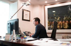 ep el vicepresidente de la comunidad de madrid ignacio aguado durante una reunion telematica