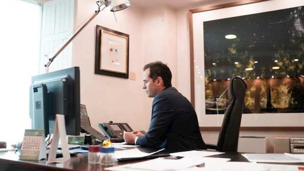 ep el vicepresidente de la comunidad de madrid ignacio aguado durante una reunion telematica
