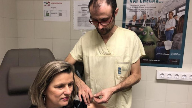 ep eloina nunez la gerente del area sanitaria de santiago y barbanza en la campana da vacunacion