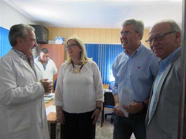 Fernández de Moya durante su visita al Banco de Alimentos | EUROPA PRESS ep fernandezmoya durantevisitabancoalimentos