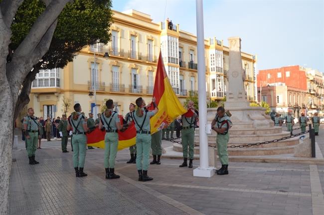 Izado de bandera nacional por la Legión | TWITTER ep izadobandera nacionalla legion