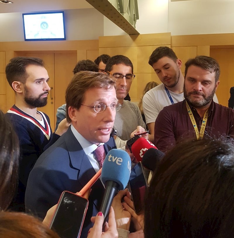 ep jose luis marinez-almeida alcalde de madrid atiende a los medios