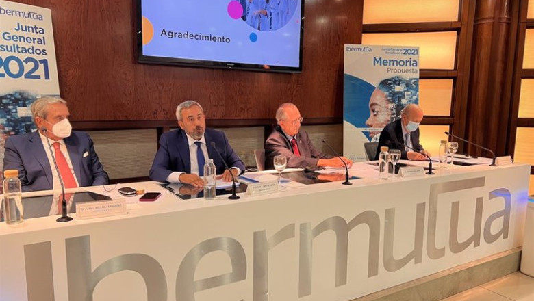 Junta general y presentación de resultados de 2021 de Ibermutua, celebrada en Madrid a 22 de julio de 2022 | IBERMUTUA ep junta general y presentacion de resultados de 2021 de ibermutua celebrada en madrid a 22 de julio