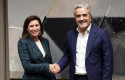 ep la directora de bbva espana cristina de parias y el consejero delegado de sanitas inaki ereno
