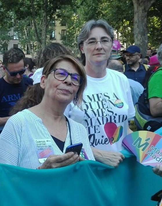 La exdelegada de Medio Ambiente y Movilidad de la capital , Inés Sabanés, y la portavoz orgánica de Más Madrid, Marta Higueras. | TWITTER ep la exdelegada de medio ambiente y movilidad de la capital ines sabanes y la portavoz organica de