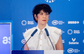 ep la ministra de inclusion seguridad social y migraciones elma saiz durante un desayuno informativo