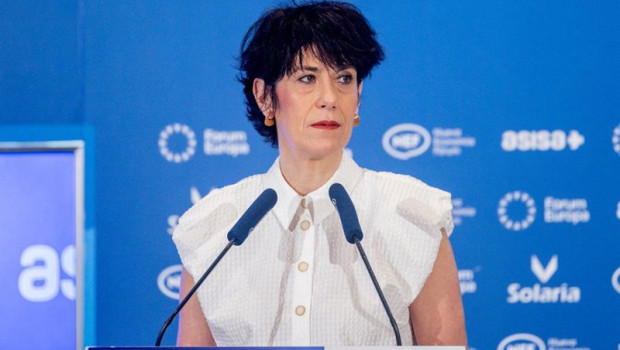 ep la ministra de inclusion seguridad social y migraciones elma saiz durante un desayuno informativo