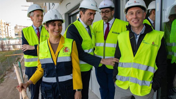 ep la ministra de vivienda y agenda urbana isabel rodriguez i el delegado del gobierno nicanor sen