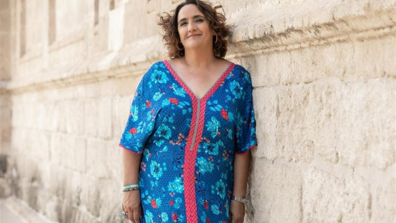 La presidenta del grupo parlamentario de Adelante Andalucía y dirigente de Podemos, Ángela Aguilera, durante la entrevista con Europa Press | JESÚS PRIETO - EUROPA PRESS ep la presidentagrupo parlamentarioadelante andaluciadirigentepodemos angela aguilera duranteentrevistaeuropa press 20190804114608