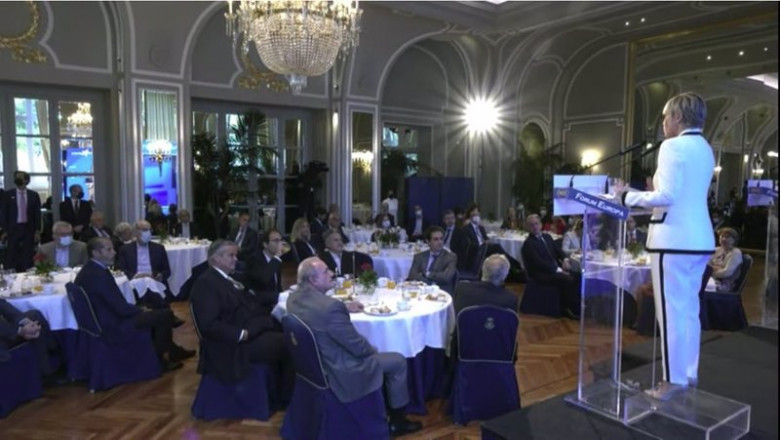 La secretaria de Estado de Digitalización e Inteligencia Artificial, Carme Artigas, este martes 21 de septiembre en un desayuno organizado por Nueva Economía Forum en Madrid. | NEF ep la secretaria de estado de digitalizacion e inteligencia artificial carme artigas este martes 21