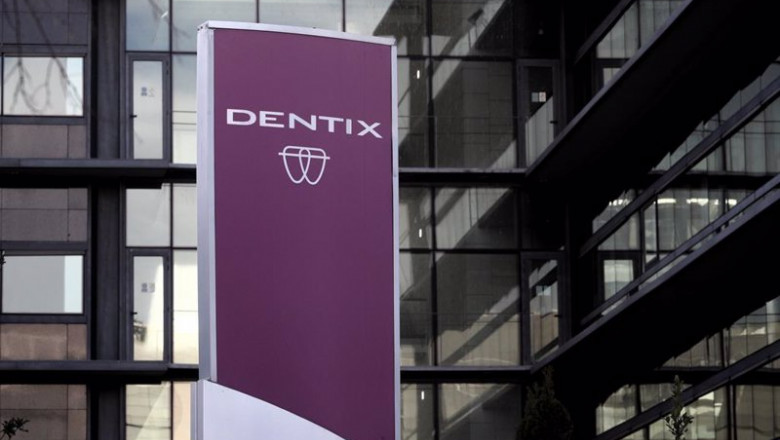ep logo de dentix en la sede de la firma de salud dental situada calle de la ribera del loira ep logo de dentix en la sede de la firma de salud dental situada calle de la ribera del loira