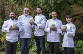 ep los cuatro restaurantes galardonados con el premio sol sostenible alimentosdespana 2026 posan en