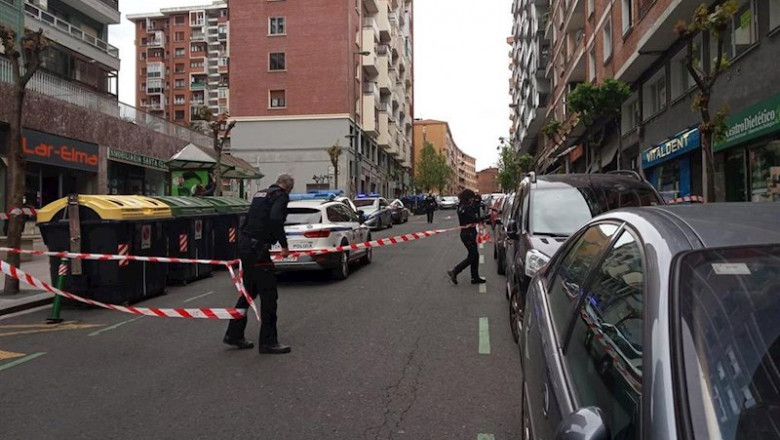 Lugar donde se produjo el homicidio de Santutxu | EUROPA PRESS ep lugar donde se produjo el homicidio de santutxu