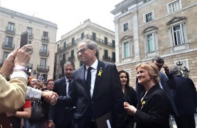 ep presidente quim torra saludaconcentradostomar posesiongovern
