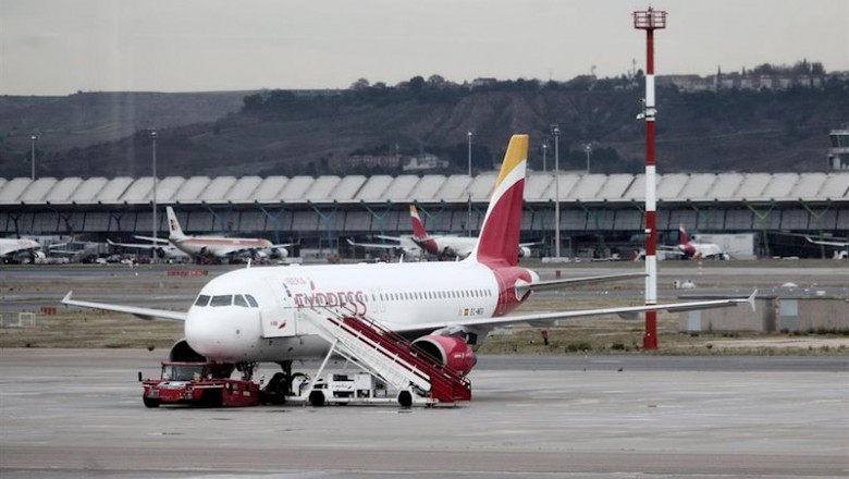Un avión de la compañía Iberia en el Aeropuerto de Madrid-Barajas Adolfo Suárez, en Madrid a 21 de noviembre de 2019. | Eduardo Parra - Europa Press - Archivo ep un avion de la compania iberia en el aeropuerto de madrid-barajas adolfo suarez en madrid a 21 de