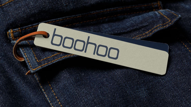 dl boohoo objectif en ligne mode commerce de détail commerce étiquettes logo