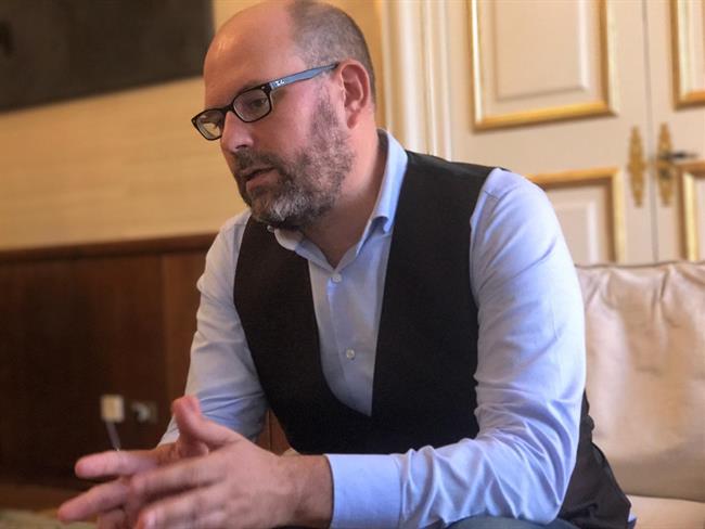El alcalde de Santiago, Martiño Noriega, en una entrevista con Europa Press | Europa Press ep alcaldesantiago martino noriega enentrevistaeuropa press