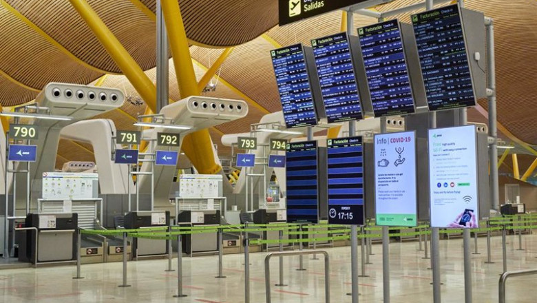 Archivo - Interior de la terminal T4 del Aeropuerto Adolfo Suárez Madrid-Barajas | Jesús Hellín - Europa Press - Archivo ep archivo - interior de la terminal t4 del aeropuerto adolfo suarez madrid-barajas